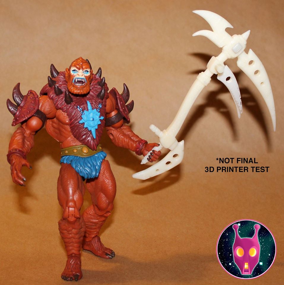 Masters of the Universe Beastman with Bloodbath sword