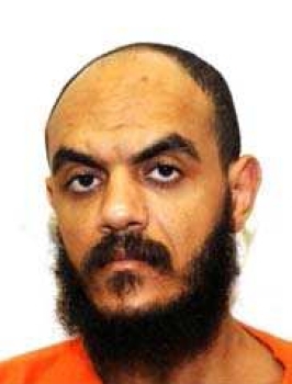 The orange jumpsuit issued to Shalabi shows Guantanamo authorities classed him as "non-compliant"