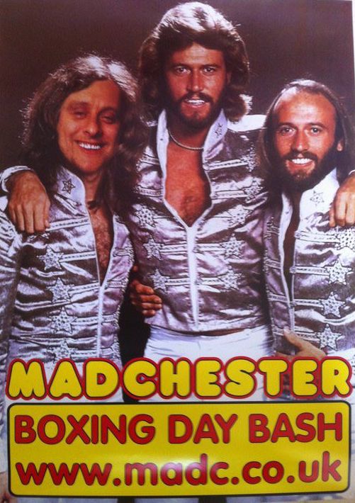 Club madchester shaun ryder in the bee gees meme flyer 1997.jpg