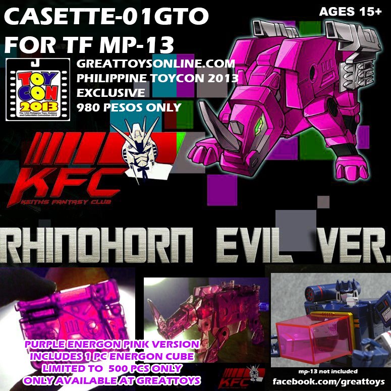 Rhinohorn Evil Version pink translucent variant