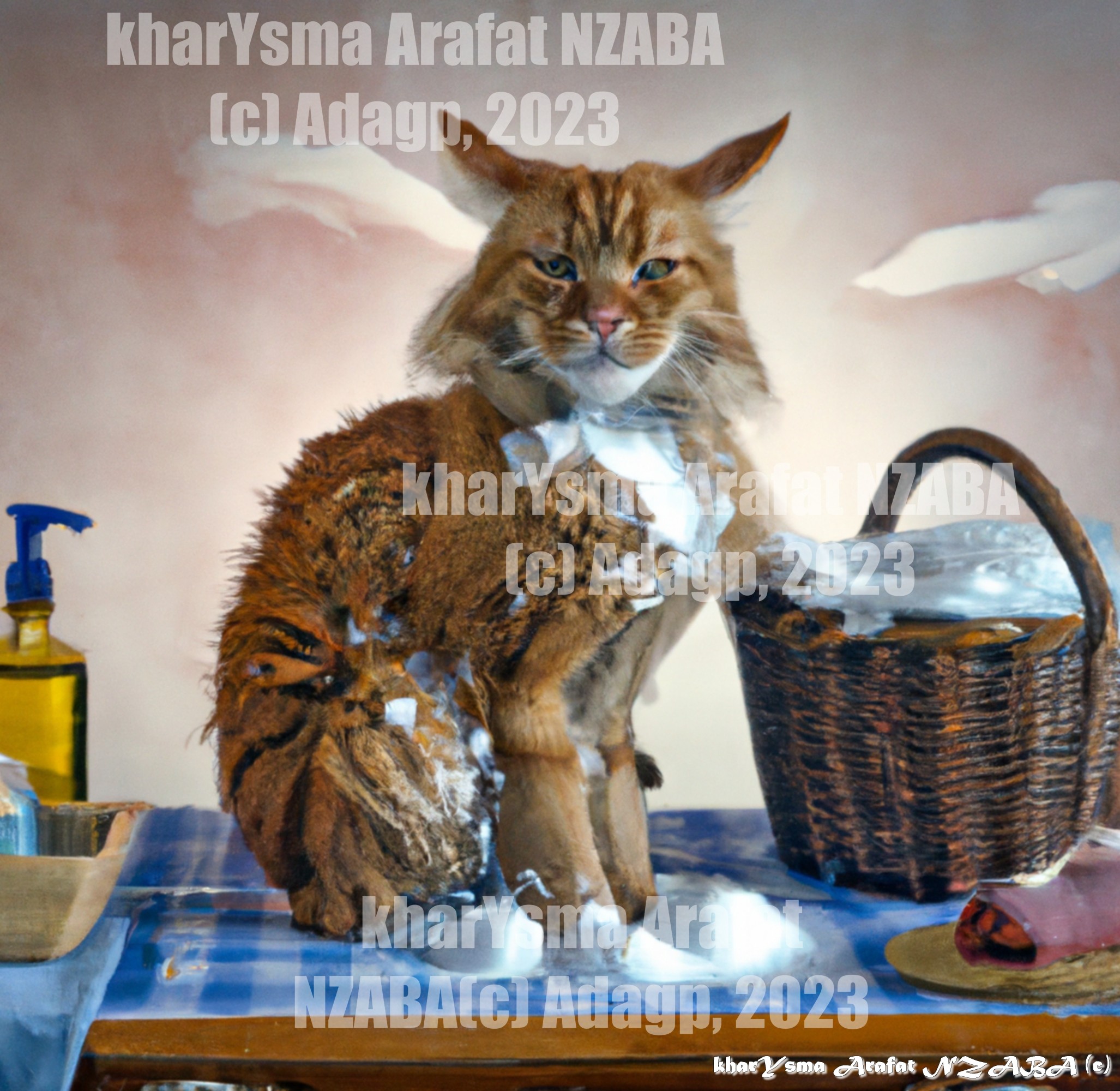 Le chat nerveux by NZABA Arafat.jpg