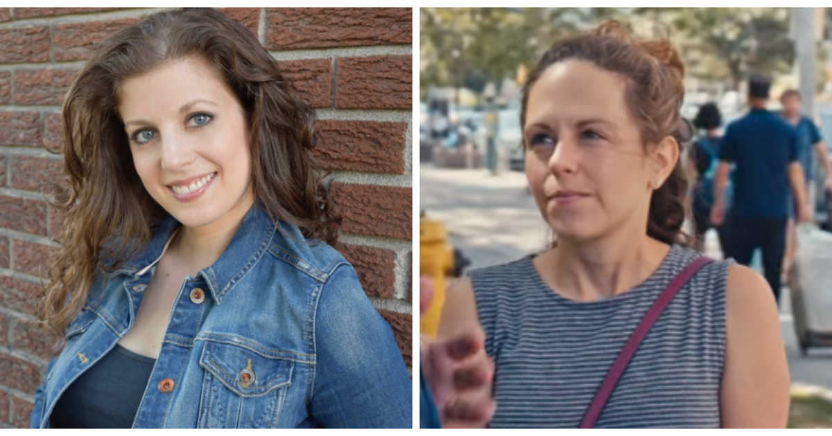 Adina Katz (left) was harassed over her resemblance to the woman on the right, who claimed to be a cancer survivor in a political ad.