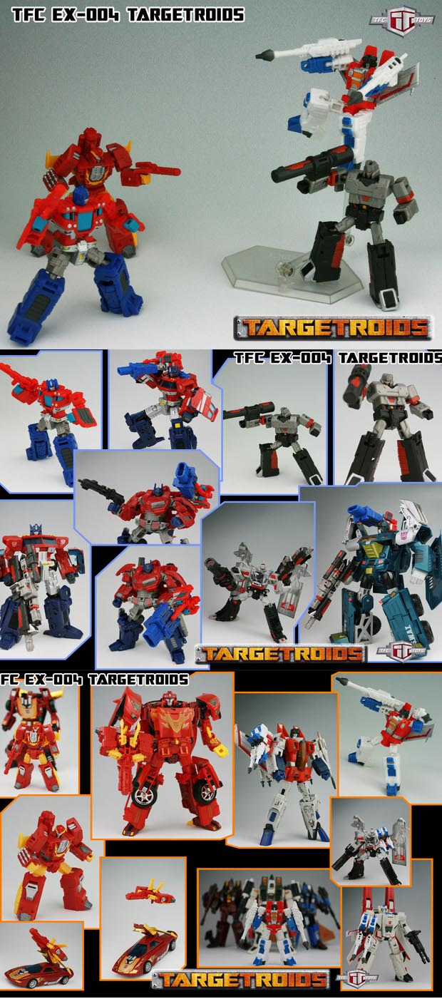 Promotional photos of the Targetroids