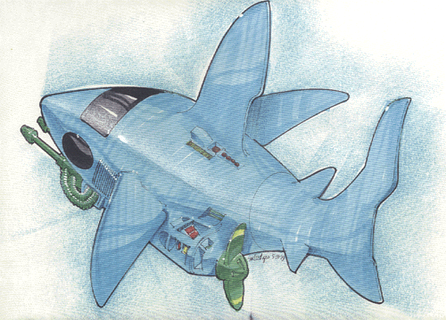 Sharkos concept art