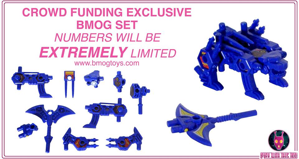 Special exclusive blue BMOG bear and manta set