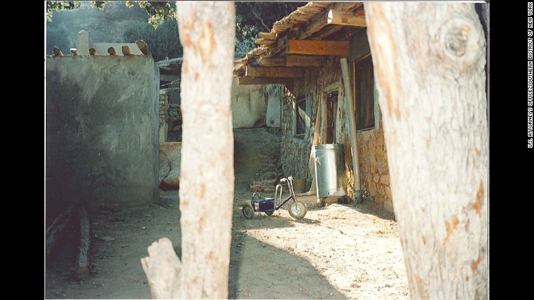The courtyard of Osama bin Laden's modest Tora Bora compound.jpg