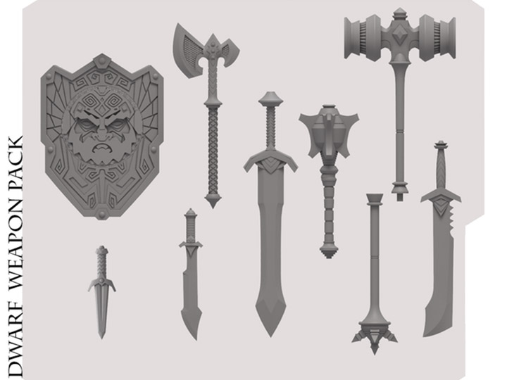 Dwarf Forces Weapons Pack