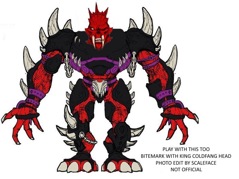 Red version of King Coldfang on Bitemark body
