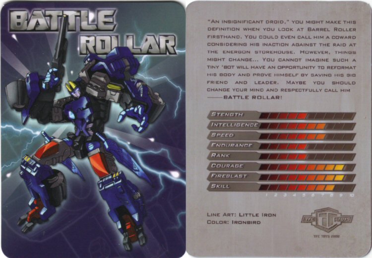 TFClub Battle Rollar collector card